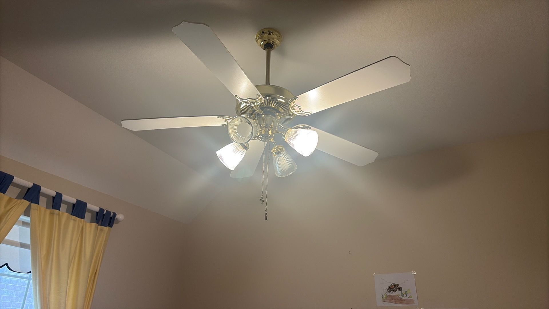 Original brass fan