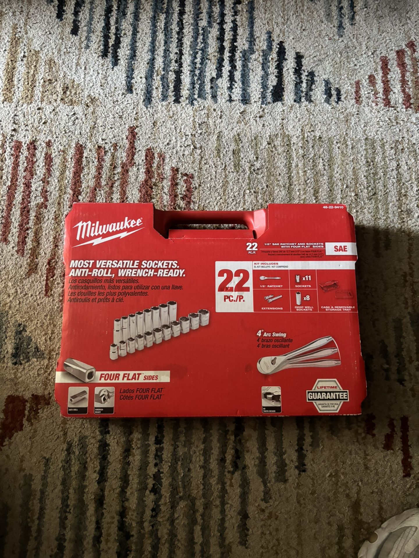 Milwaukee Sae Ratchet & Socket Set