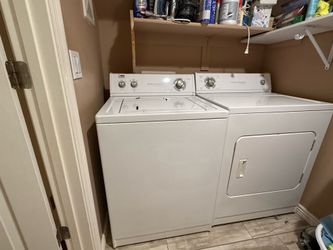 Washer & Dryer by Estate Whirlpool Corporation.