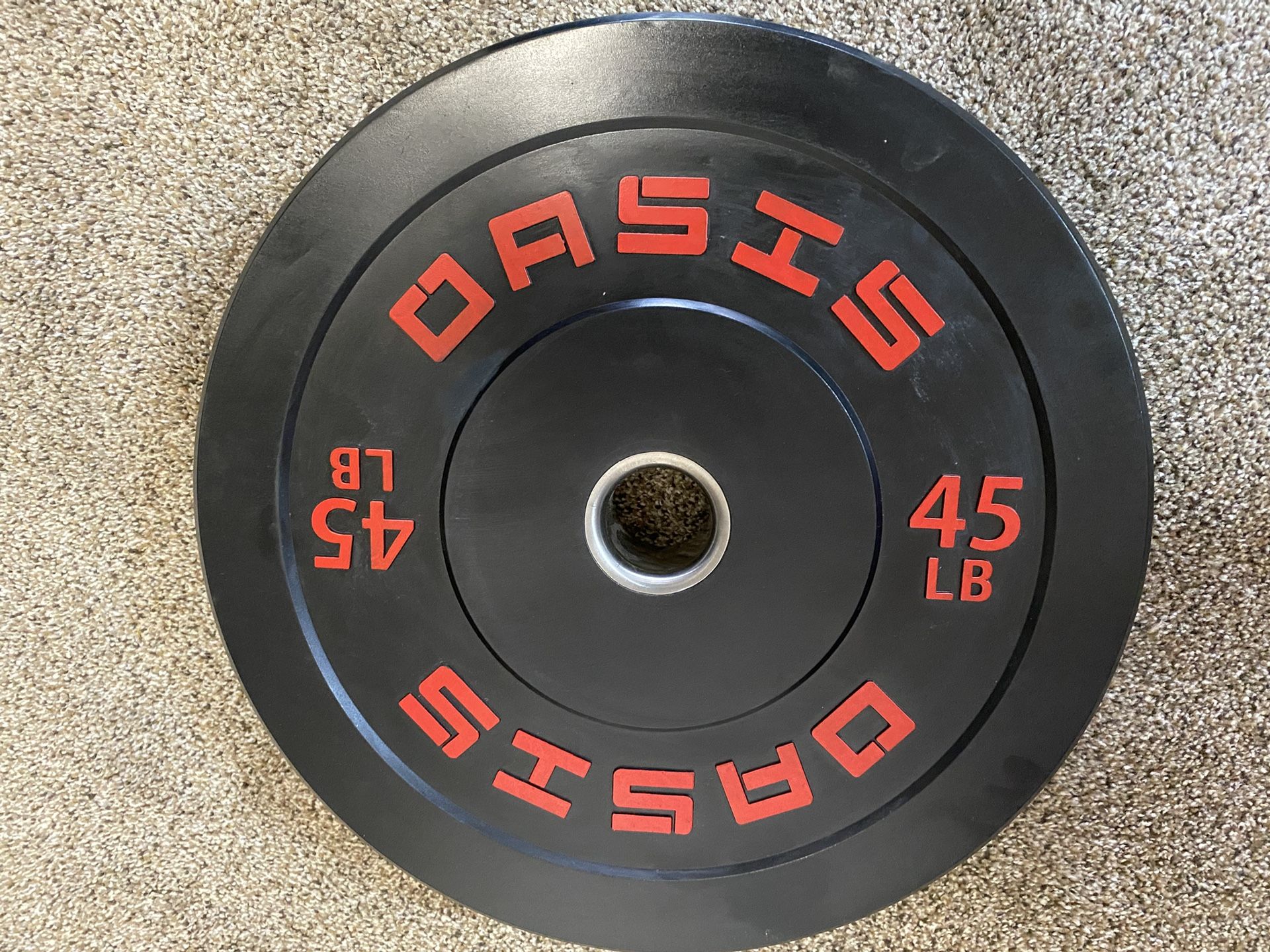 1-45lb. Oasis Olympic Weight Plate
