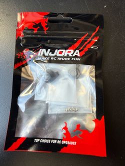 INJORA Black Coating Brass Steering Knuckles for Axial SCX30 Upgrade