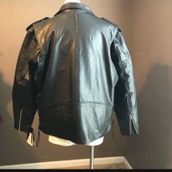 Leather jacket size 42