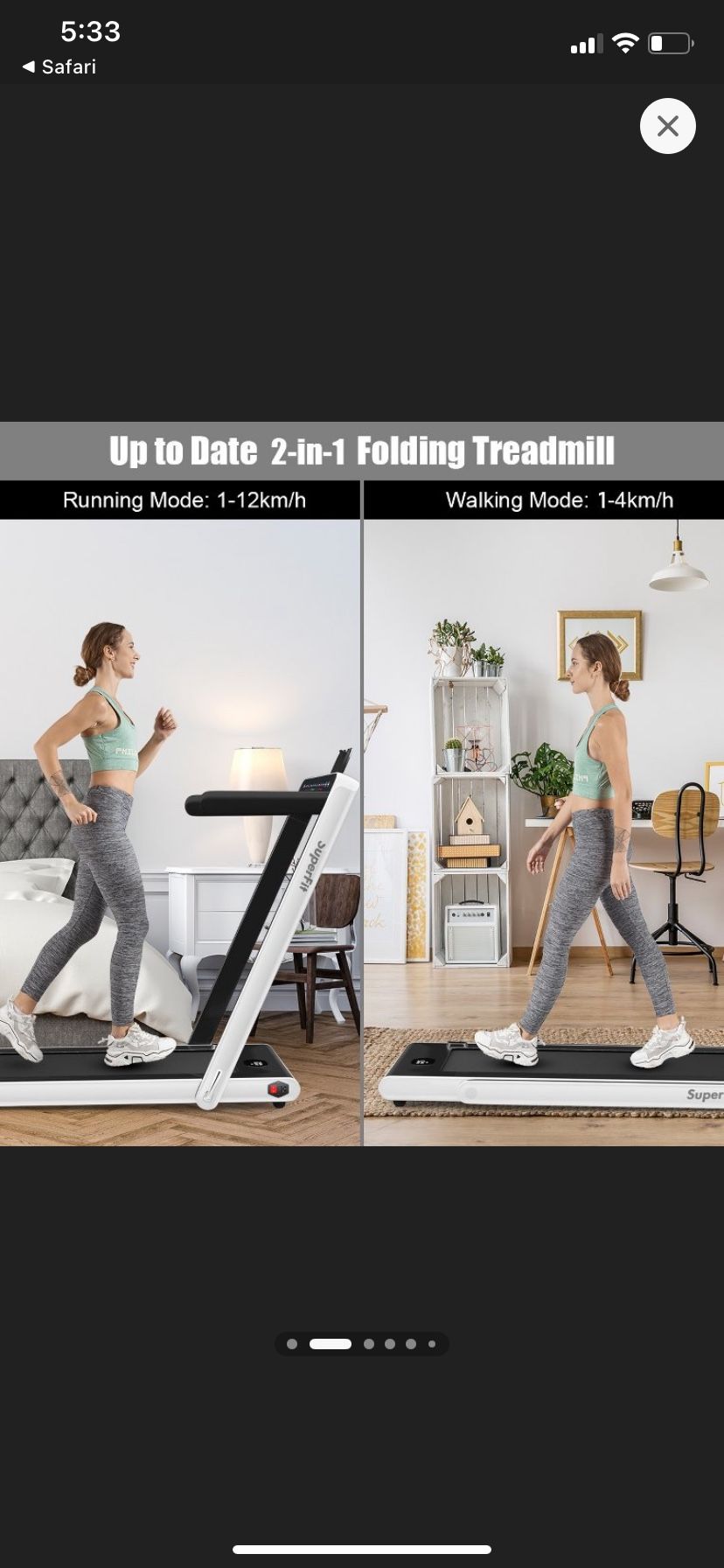 Desk Walking Treadmill - Like New!