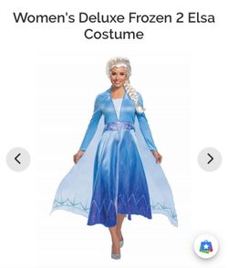 Women's Deluxe Frozen 2 Elsa Costume Large