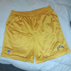 San Diego Chargers Shorts Size Medium Men's Reebok 