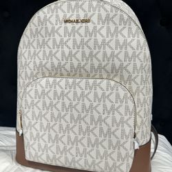 Michael Kors Vanilla Backpack 