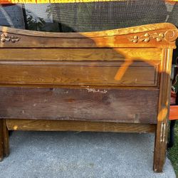 Solid Wood Full Size Bedframe