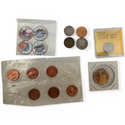 Vintage US Coin Collector Lot - 1982 Variety Set & 1943-S Steel Cent