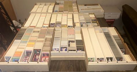 Large Collection of Baseball Trading Cards + Extras
