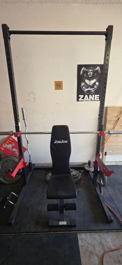 Squat rack/bench