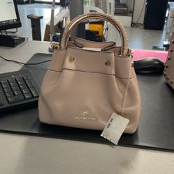 Pink Michael Kors Hand Bad W/ Bag Strap