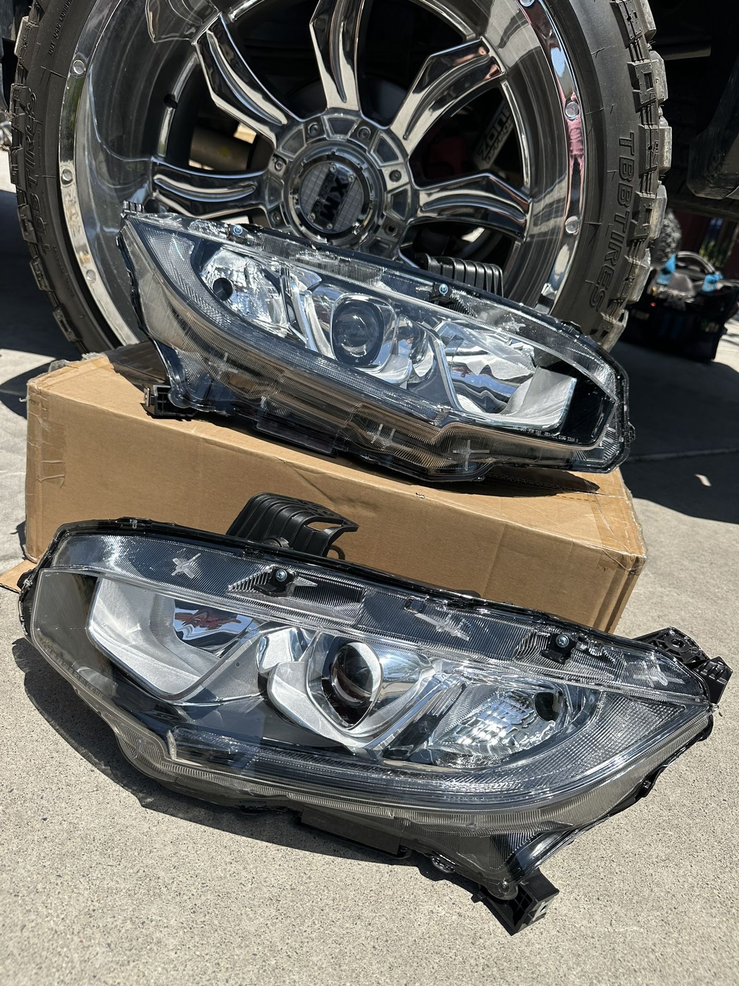 Honda Civic Headlights 16-2021 New
