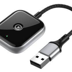 Wireless CarPlay Adapter for Apple CarPlay, Easy to Upgrade Wired CarPlay to Wireless, Instant Connectivity, Super Mini Car Play Dongle for iPhone Fit