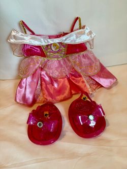 Build a bear aurora. Dress And Shoes.