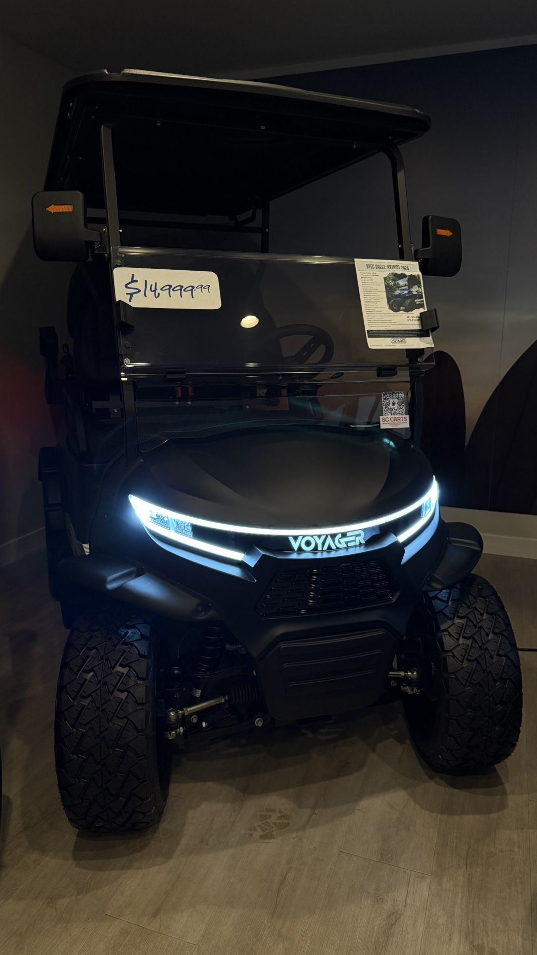 2025 Voyager Patriot Street Legal 72V Lithium Battery Golf Cart
