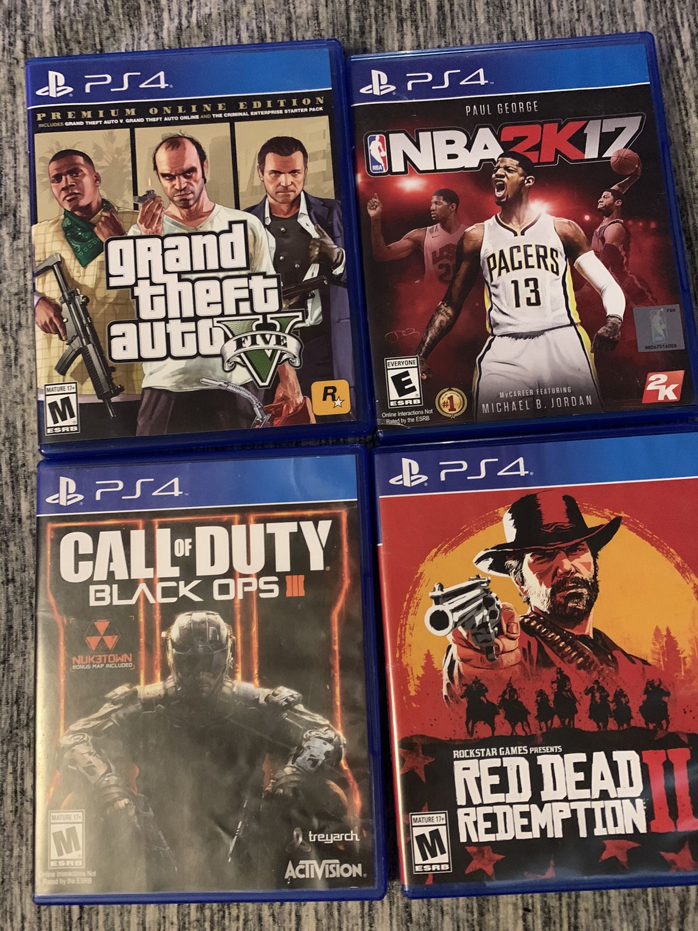 Used PS4 games