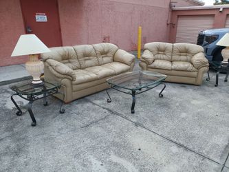 Leather Living Room furniture set