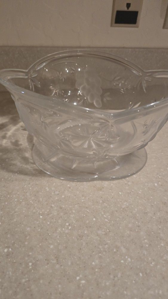 Small Crystal Glass Bowl
