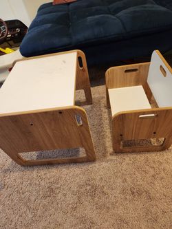 Toddler Wooden table Chair Set