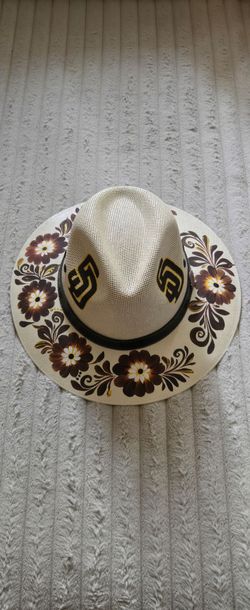 Mexican Artisanal Hand Painted Nicol Hats SD Padres Womens Hat