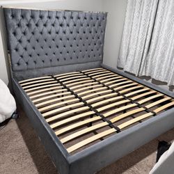King size platform bed