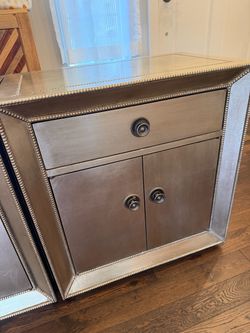 High end Champagne Nightstands set of 2 pier one import