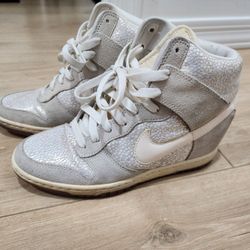 Iridescent Nike Sky High Dunks 7.5