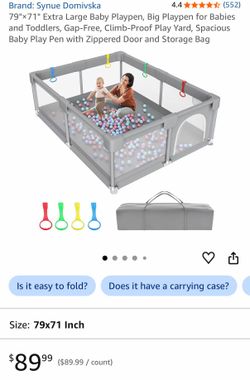 Giant  baby play pen