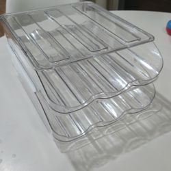 Large Capacity Egg Holder For Refrigerator - 36 Egg Fresh Storage Box for Fridge, Egg Organizer Bin