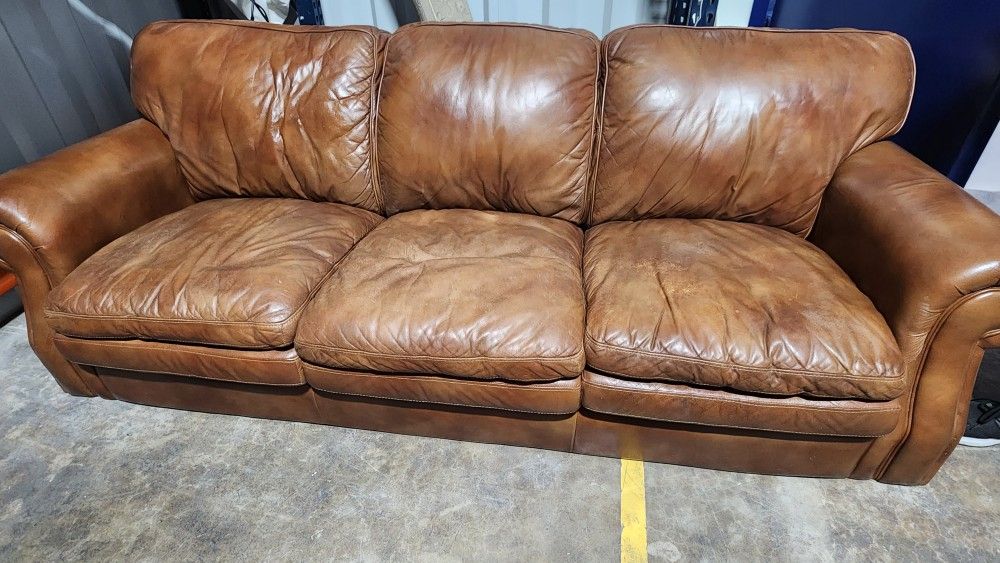 Soft Leather Couch