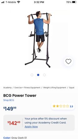 Body Champ Pull up Dip BCG Power Tower Sold At Academy for Sale in