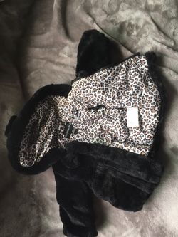 3-6 months black jacket girls