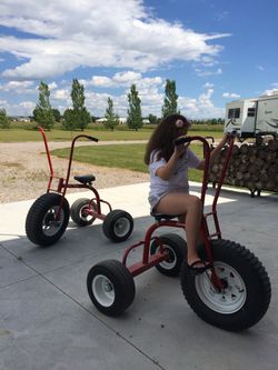 Adult tricycles.