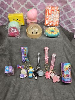 Ultimate 14pc. Squishy Keychain Hipper Stocking Stuffer Set  #8