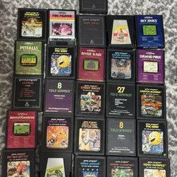 Atari  Game Lot 26 Games 