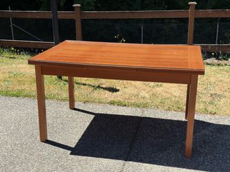 Danish Modern Teak Extendable Dining Table