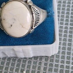 Sterling Silver With Mark AT Size 12