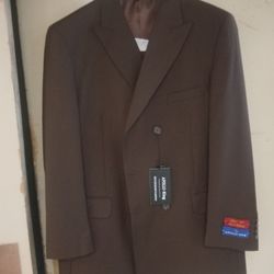 Brown Double Apollo King Breasted Suit