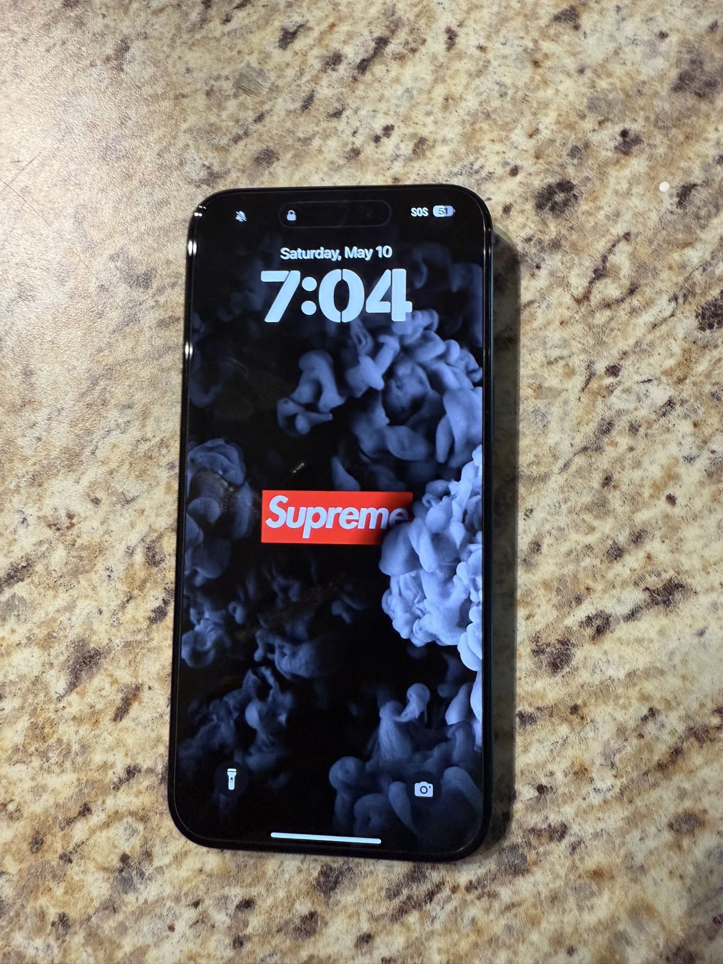 IPhone 15 pro max blue titanium 256gb (LOCKED AT&T)