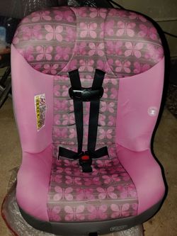 Cosco Convertible Car Seat – Pink Butterfly Pattern