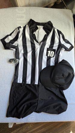 Referee Halloween Costume with Hat