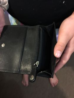 Coach black small wallet