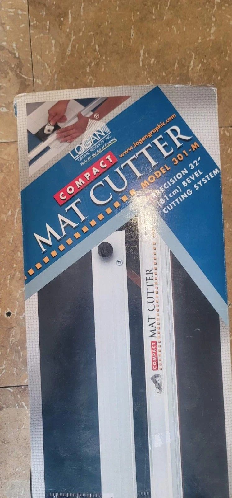 Logan Compact Mat Cutter Model #301-M Precision 32" Bevel Cutting System
