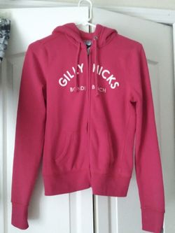Gilly Hicks Magenta Pink Zip Up Size Medium Jacket