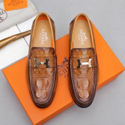 Hermes Men’s Leather Shoes With Box 2026 New 