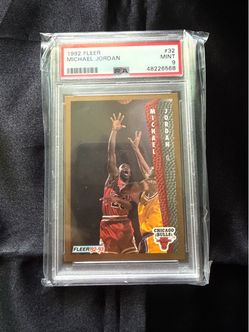 1992 Fleer Michael Jordan #32 PSA 9 Mint