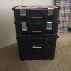 NEW Bauer Three Piece Rolling Packout Toolbox Set