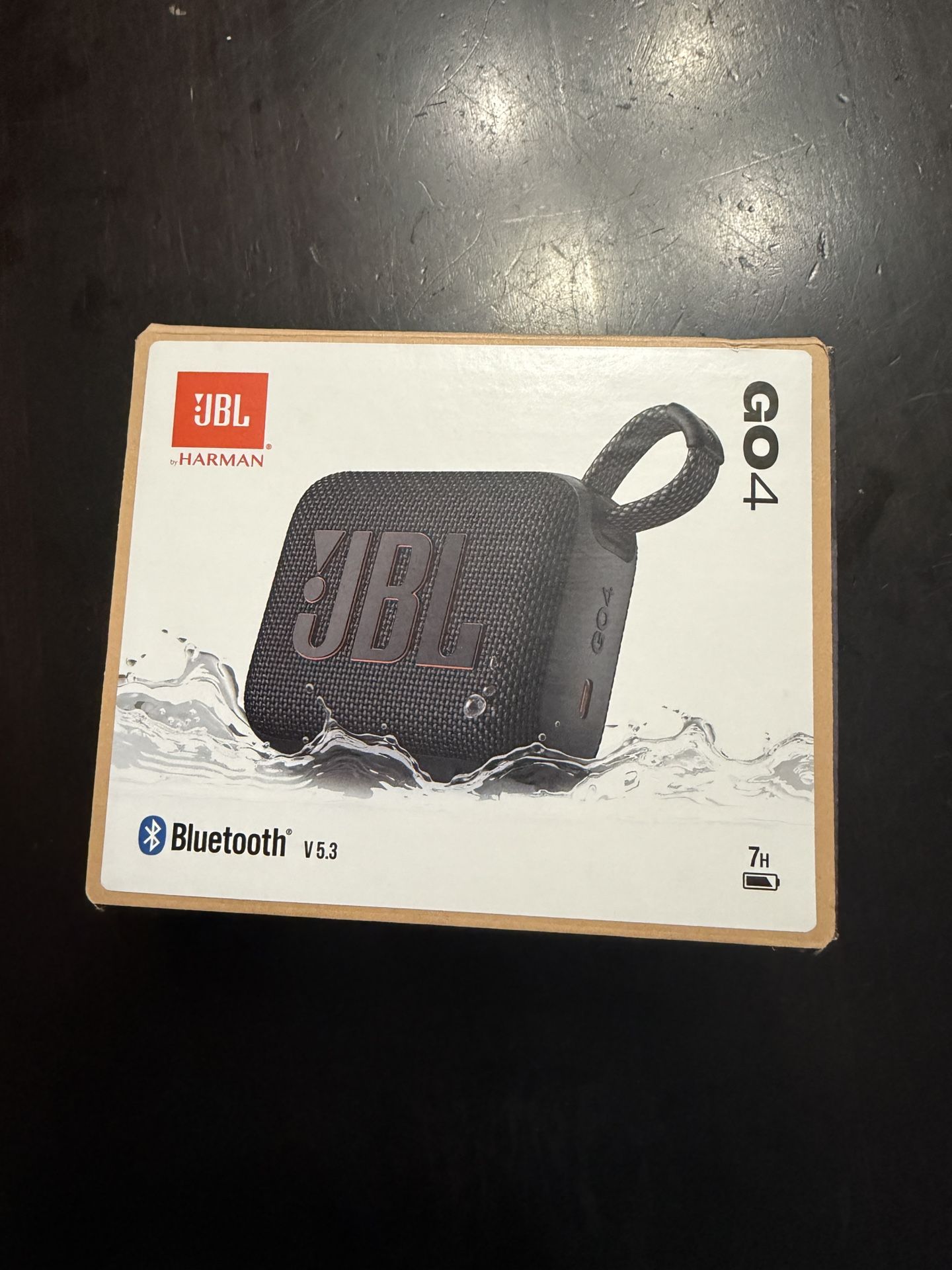 JBL Go 4 - Ultra-Portable, Waterproof and Dustproof Bluetooth Speaker, Big Pro Sound with Punchy bass, 7-Hour Built-in Battery! Brand new in sealed bo