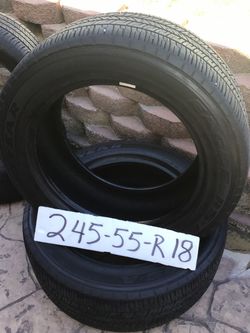 245/55R18 Tires – Set of 2