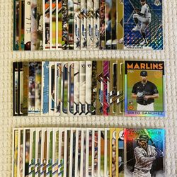 Miami Marlins / Florida Marlins 58 Card Baseball Lot!